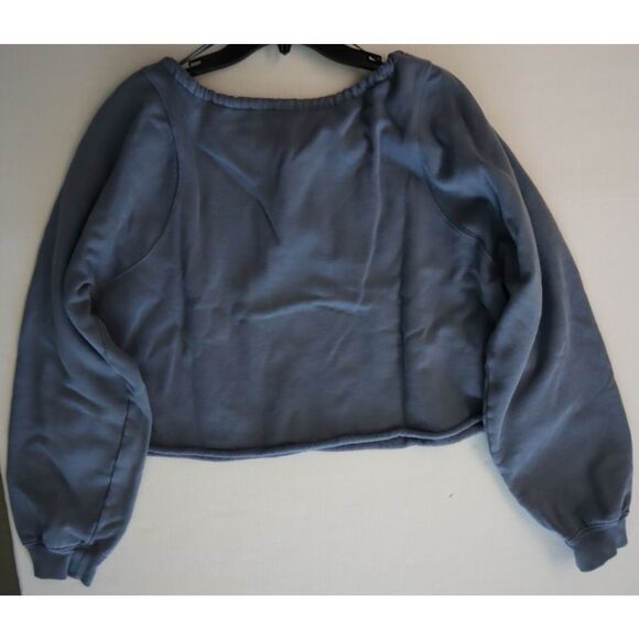 FP Movement OB2146433 Women's Sz M Blue For The Win Off-The-Shoulder Sweater - Picture 10 of 12